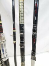 §　A110335 [ジャンク] 釣り竿 6本 まとめ ロッド 傷多数あり 中古 Daiwa 波濤 磯潮 SHIMANO 磯3号 リョービ 胴突ST50号 など_画像3