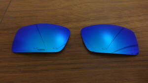処分価格！！！★オークリー ガスカン スモール 用 カスタム偏光レンズ　GASCAN S (SMALL) ICE BLUE Color Polorized 