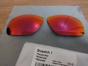 処分価格！★オークリー ディスパッチ １用 カスタム偏光レンズ MIDNIGHT SUN（PURPLE RED） Polarized 新品　 Dispatch １ Sunglasses