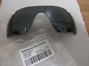 POLARIZED刻印入り！★レーダーロックパス用 カスタム偏光ハイグレードレンズ　RadarLock Path VENTED BLACK IRIDIUM Color Polarized