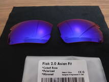 処分価格！！オークリー フラック 2.0 アジアンフィット用 カスタム偏光レンズ TRAIL Polarized 新品 Flak 2.0 ASIAN FIT Flak 2.0 ASIA_画像1
