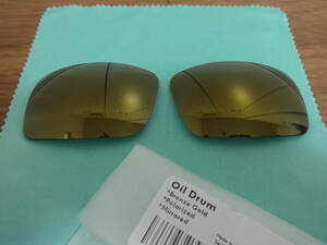 超特価！★オークリー オイルドラム用 カスタム偏光レンズ 　BRONZE　GOLD Color Polarized 新品 OIL DRUM　OILDRUM