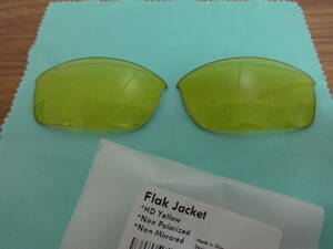 処分価格！！★オークリー フラックジャケット用 カスタムレンズ HD Yellow 　新品 　Oakley Flak Jacket Sunglasses 