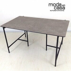 1211【直接引取限定/配送不可】 moda en casa モーダ エン カーサ PIPA table ceramic セラミック天板 幅140cm ダイニングテーブル