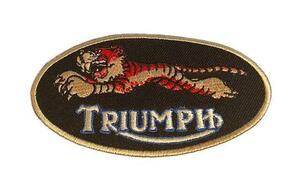 トライアンフ TRIUMPH ブラック　ワッペン