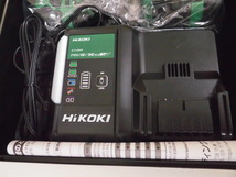 未使用 HiKOKI ハイコーキ WH 36DC 36V コードレスインパクトドライバ 2XPSZ セット アグレッシブグリーン バッテリー２個 激安1円スタート_画像8