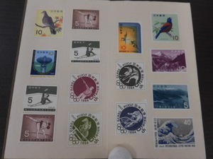 切手コレクション 貼付け 切手帳 消印あり含む 激安1円スタート