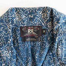 【美品/90S】RRL 【オープンカラー シャツ】M ラルフローレン 2311224_画像3