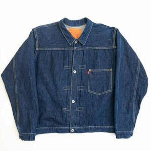 【美品/バレンシア製】 LEVI'S 【S506XX BIG E デニムジャケット】【大戦モデル】44 ファースト インディゴ 555 y2311184