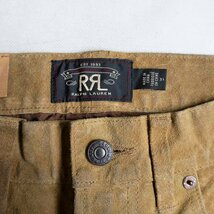 【未使用品】RRL 【スウェード レザーパンツ】31 ラルフローレン 2311309_画像8