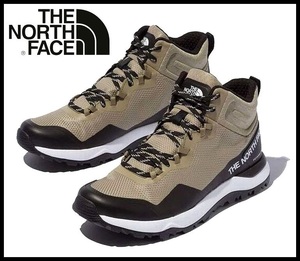 送無 新品 THE NORTH FACE ノースフェイス NF02023 アクティビスト ミッド フューチャーライト トレッキング シューズ ケルプタン 26.5 ①