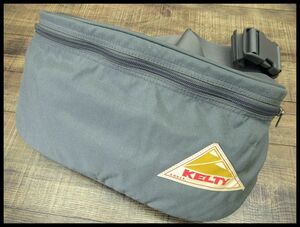 送料無料 G② KELTY ケルティ CORDURA NYLON コーデュラ ナイロン ボディ ウエスト バッグ ウエストポーチ アウトドア キャンプ グレー