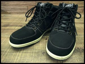 送無 G② VANS バンズ ヴァンズ V8060 MCKINLEY MID マッキンリー 生活防水加工 ミッドカット スニーカー ブーツ シューズ 黒 US9.5 27.5cm