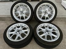 MINI 純正17インチアルミホイール 7J+48 4穴 PCD100 R56 R55 タイヤおまけ_画像1