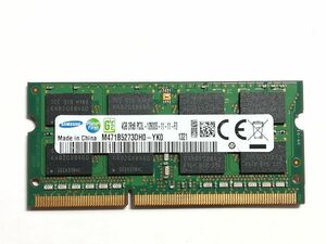 中古品★Samsung ノートメモリ 4GB 2Rx8 PC3L-12800S-11-11-F3★4G×1枚 計4GB