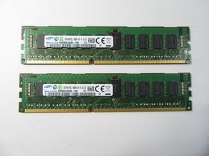 中古SAMSUNGサーバー用メモリ1R×4 PC3L-10600R-09-11-C2-D3★2G×2枚/4GB