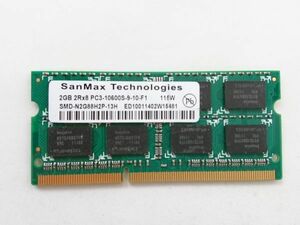 Подержанные товары ★ Sanmax Technologies Memory 2GB 2RX8 PC3-10600S-9-10-F1 ★ 2G × 1 лист 2 ГБ