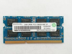  secondhand goods *Ramaxel memory 2GB 2Rx8 PC3-10600S-999*2G×1 sheets total 2GB