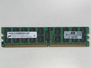 ジャンク品★Micron サーバー用メモリ 4GB 2Rx4 PC2-6400P-555-13-L0★4G×1枚 計4GB