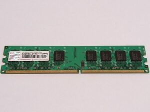 中古品★TRANSCEND　メモリ　1GB DDR2 533 DIMM CL4★1G×1枚 計1GB