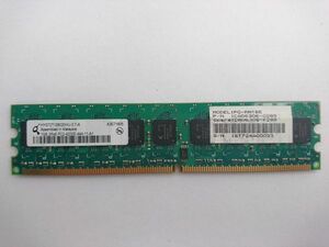 中古品★Qサーバー用メモリ　2R×8 PC2-4200E-444-11-A1 ★1G×1枚 計1GB