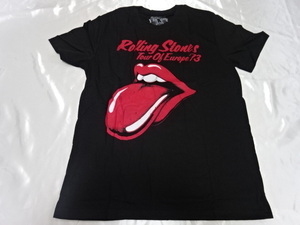 送料185円・H646■ ザ・ローリング・ストーンズ 未着用 レプリカ　Tシャツ Lサイズ　EUROPE'73 THE ROLLING STONES