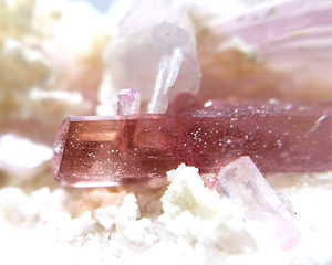 ルベライト ピンク トルマリン レピドライト リチア電気石 結晶 原石 標本 約140ct アフガニスタン産 4