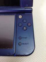 U967○Nintendo 任天堂 ニンテンドー NEW 3DS LL RED-001 メタリックブルー 本体のみ_画像5
