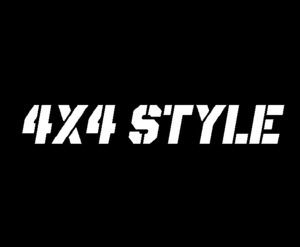 4X4 STYLE ステンシル　ステッカー　クロカン　オフロードに　ジムニー　エスクード　ハスラー　キャリー　シエラ　に