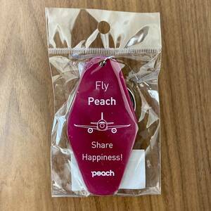 Peach Aviation アクリルキーホルダー② ピーチアビエーション ピーチ航空 エアバス Airbus 飛行機