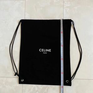 未使用 ナップサック CELINE セリーヌ 49×39 巾着 保存袋 布袋 付属品 リュック バックパック 非売品の画像2