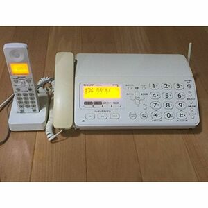 SHARP デジタルコードレスFAX 子機1台付き ホワイト系 UX-D19CL-W