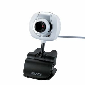 iBUFFALO Webカメラ Cmos30万画素 UVC ヘッドセット付 ホワイト BSW3K03HWH