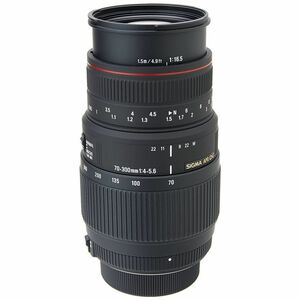 SIGMA 望遠ズームレンズ APO 70-300mm F4-5.6 DG MACRO ニコン用 フルサイズ対応 508555