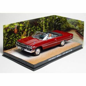 007 ボンドカー ミニカー 1/43 シボレー インパラ IMPALA CABRIOLET ジェームズボンド 映画 死ぬのは奴らだ 並行輸