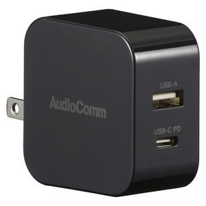 AudioComm AC Зарядное устройство Type-C Зарядное устройство 65WPD Совместное USB-C+USB-A |