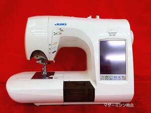 ☆人気機種!! JUKI ★ジューキ ジュレーブ最高級刺しゅうミシン本体・HZL-010N ★完全自動糸掛け・自動糸調子・綺麗に縫えます・不具合あり