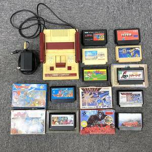 【ST16294KT】任天堂 Nintendo ファミリーコンピュータ ファミコン HVC-001 本体 ソフト おまとめ ゲーム機 ドラクエ ※動作未確認品