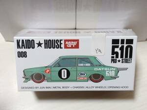 1/64 MINI GT ダットサン 510 グリーン KAIDO HOUSE KHMG008