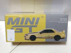 1/64 MINI GT トップシークレット 日産 スカイライン GT-R VR32 ゴールド 右ハンドル MGT00431