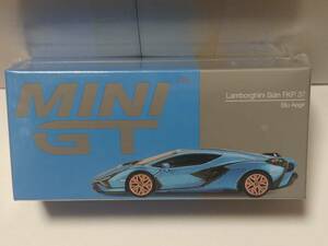 MINI GT 1/64 ランボルギーニ シアン FKP37 Blu Aegir 左ハンドル MGT00573