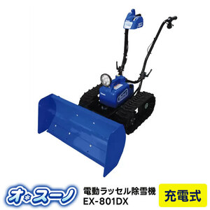 除雪機 電動 ササキ オ・スーノDX オスーノDX デラックス ER-801DX ER801DX 雪かき エンジン 家庭用 充電式 電動ラッセル