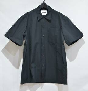 国内正規品 JIL SANDER ジルサンダー 半袖シャツ トップス ブラック 42 Y-29355B