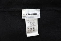 JIL SANDER ジルサンダー ウール クルーネック 圧縮 ニット トップス ブラック 38 Y-29386B_画像4