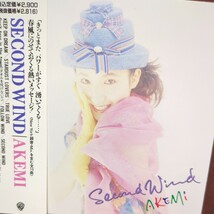 ■T20■　AKEMI のアルバム「SECOND WIND」_画像1