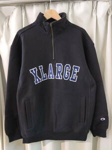 X-LARGE XLARGE XLarge XLARGE×Champion REVERSE WEAVE HALF ZIP PULLOVER SWEAT Champion black M newest popular goods repeated price cut 