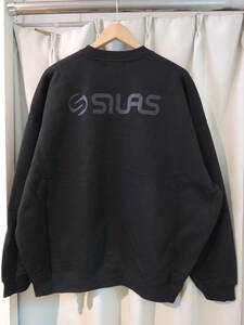 SILAS サイラス CHEST LOGO BASIC WIDE SWEATSHIRT ブラック Mサイズ 公式HP ZOZOTOWN 完売 秋冬 最新人気商品 