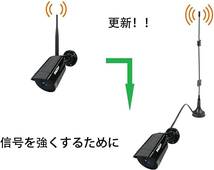 タイムセール TMEZON 延長ケーブルWifiアンテナ 3m Wifi 監視防犯 カメラ汎用ブースターアンテナ マグネットアンテ_画像5