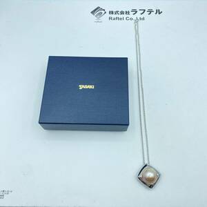 【F12】TASAKI　田崎真珠　パール　マベパール　ネックレス　約15㎜　約4.7ｇ　箱付き　現状品