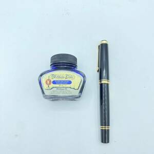 【R33】Pelikan　ペリカン　万年筆　14K　刻印あり　インク　30ml　約90ｇ　セット　現状品